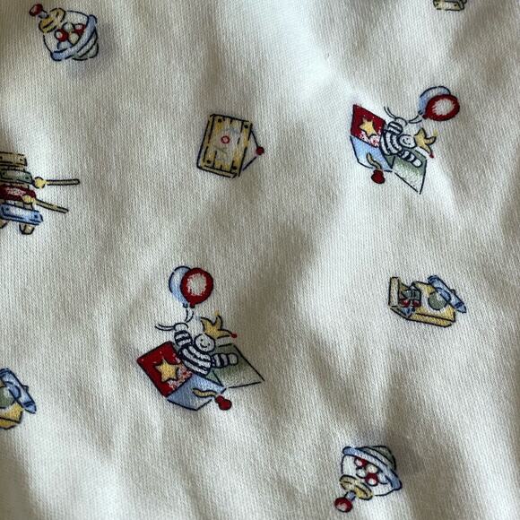 Simply Basic Baby Outfit 6-9 Months Vintage 2002 One Piece w/ Navy Velvet Pants - Picture 12 of 16